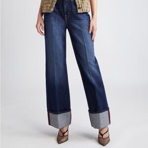 L’AGENCE Miley Ultra High Rise Wide Leg Jeans Size 30